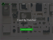 Tablet Screenshot of fixedbyfletcher.com